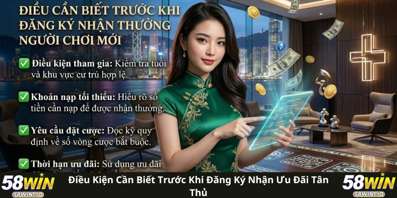 Điều kiện cần biết trước khi đăng ký nhận ưu đãi tân thủ 