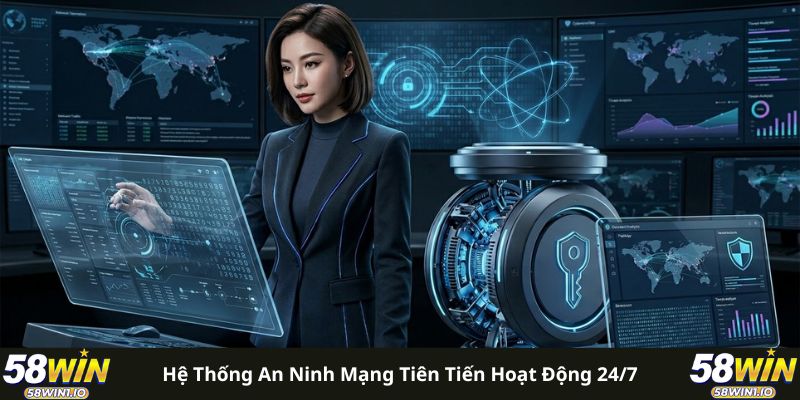 Hệ thống an ninh mạng tiên tiến hoạt động 24/7 