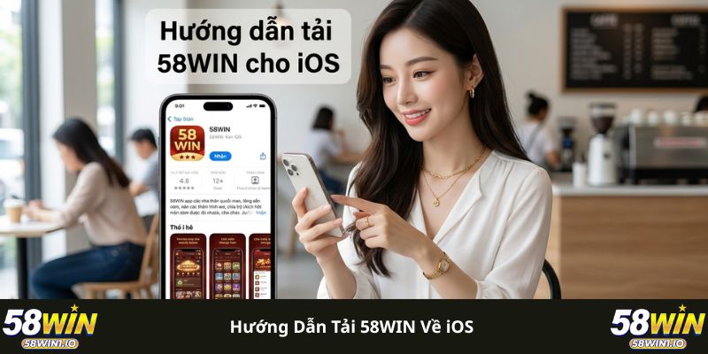 Hướng dẫn tải 58WIN về iOS