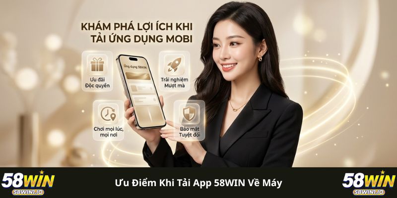 Ưu điểm khi tải app 58WIN về máy